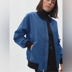 Everlane Blue Bomber Jacket